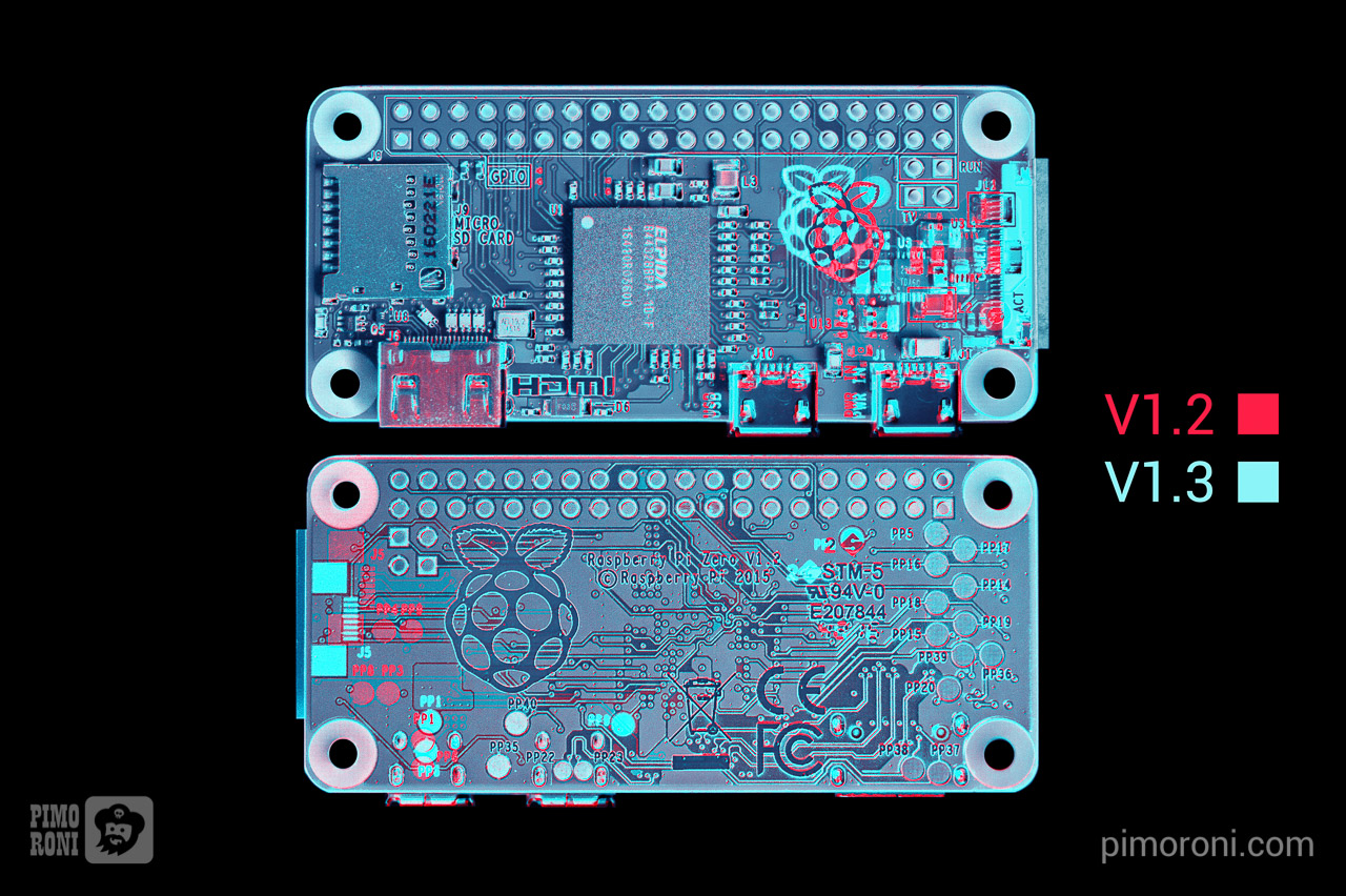 Pi Zero diff